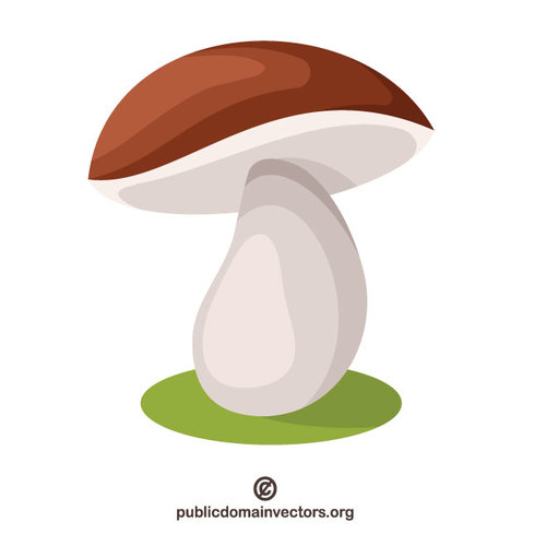 500x500 Mushroom Vector Clip Art