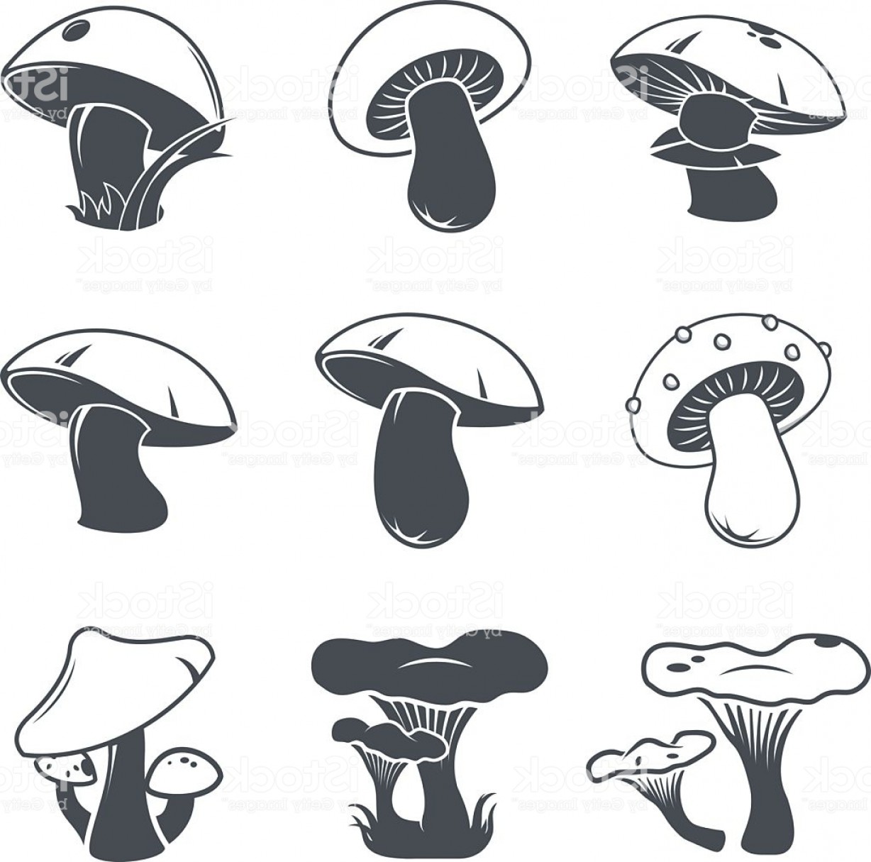 Mushroom Vector Art at Vectorified.com | Collection of Mushroom Vector ...