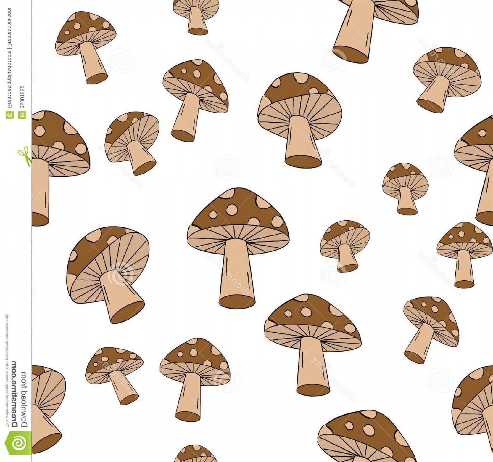 1666x1560 Stock Photography Seamless Mushroom Pattern Vector Clip Art
