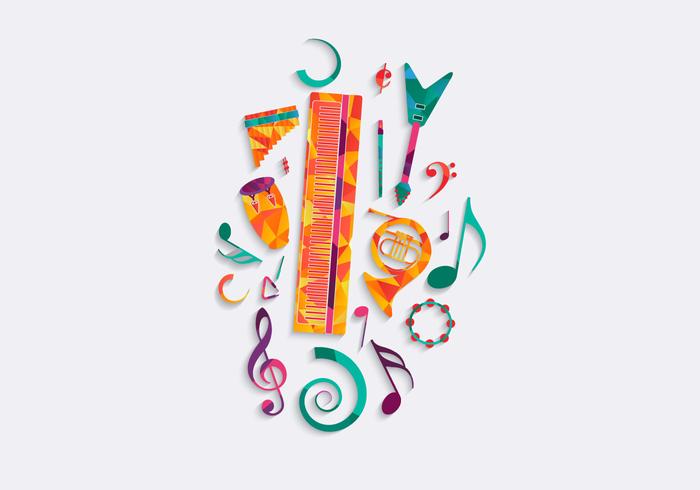 Free Music Background Vector 700x490 Free Music Background Vector