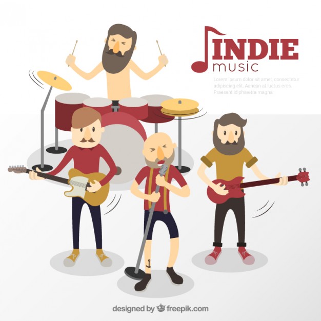 626x626 Indie Music Band Vector Premium Download