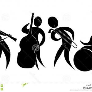 300x300 Jazz Band Silhouettes Vector Colorful Illustration Cartoon Jazz