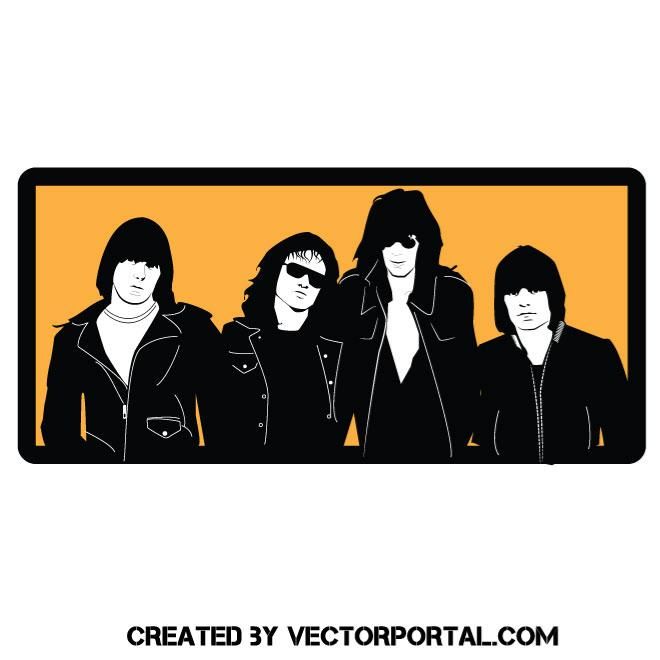 660x660 Music Band Ramones Vector Illustration Music Vectors Music