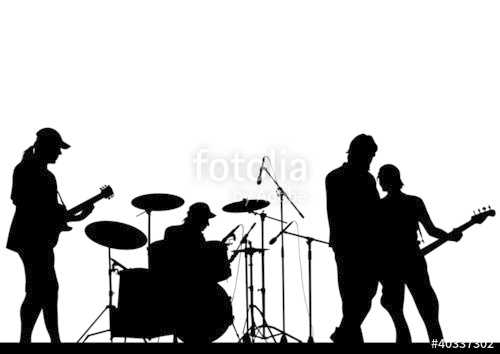 500x354 Rock Musical Band Stock Image And Royalty Free Vector