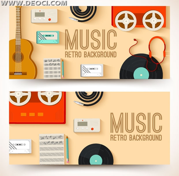 Music Banner Vector