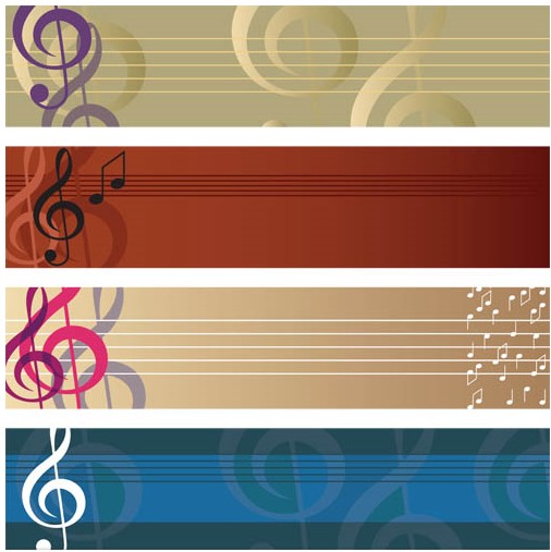 506x507 Music Banners Free Vector Free Download