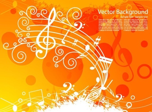 498x368 Music Background Banner Free Vector Download
