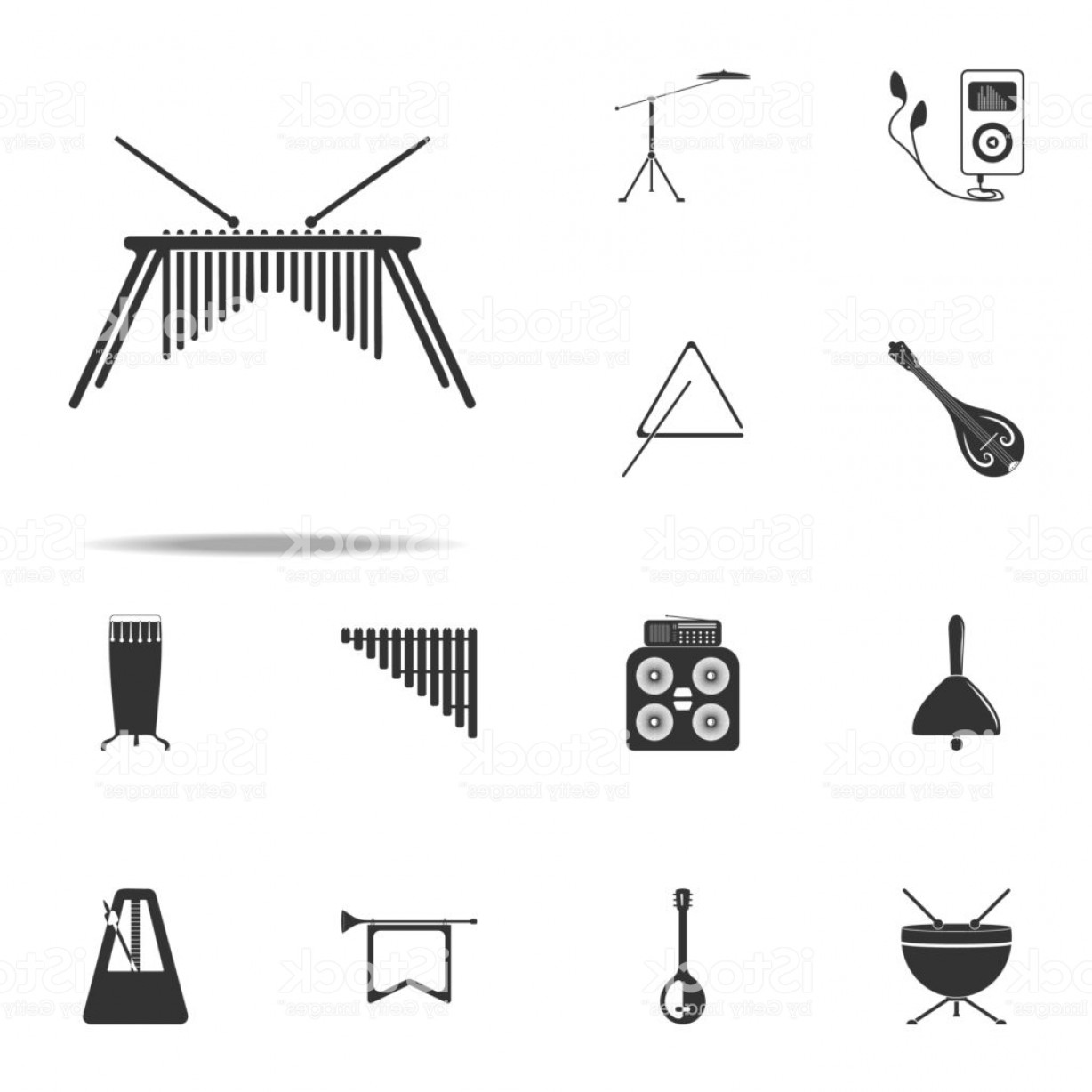 1228x1228 Bell Bar Vector Art Studiogrfx