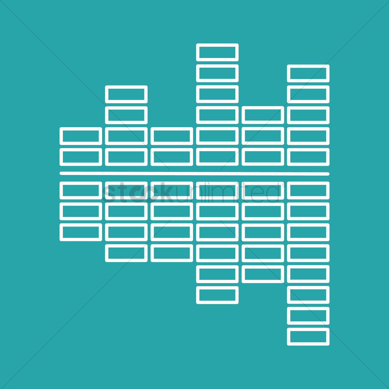 1300x1300 Music Equalizer Vector Image