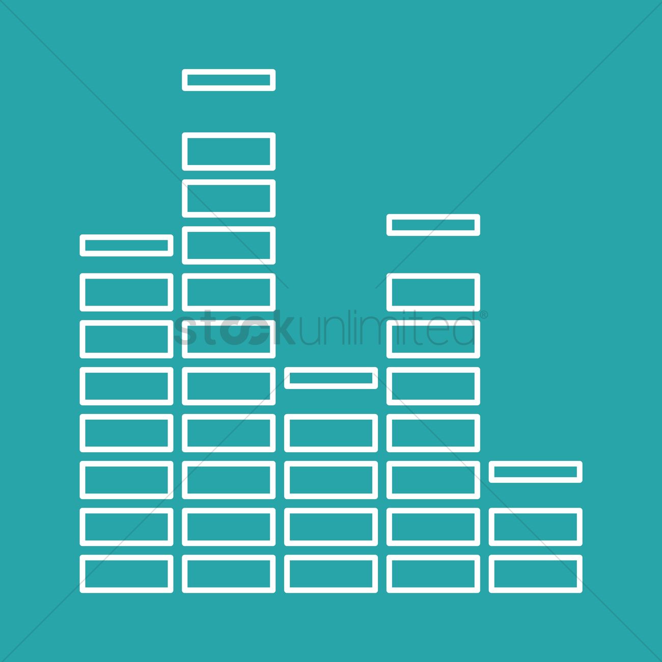 1300x1300 Music Equalizer Vector Image