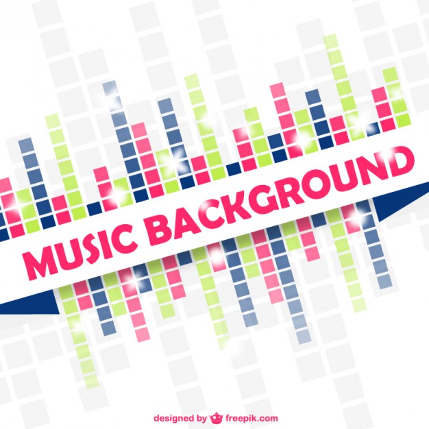 626x626 Music Equalizer Bakcground Vector Free Download