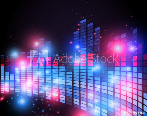 Music Equalizer Vector at Vectorified.com | Collection of Music ...