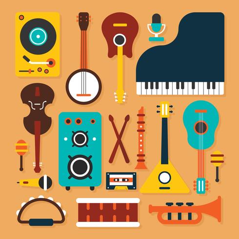 490x490 Music Instrument Vector