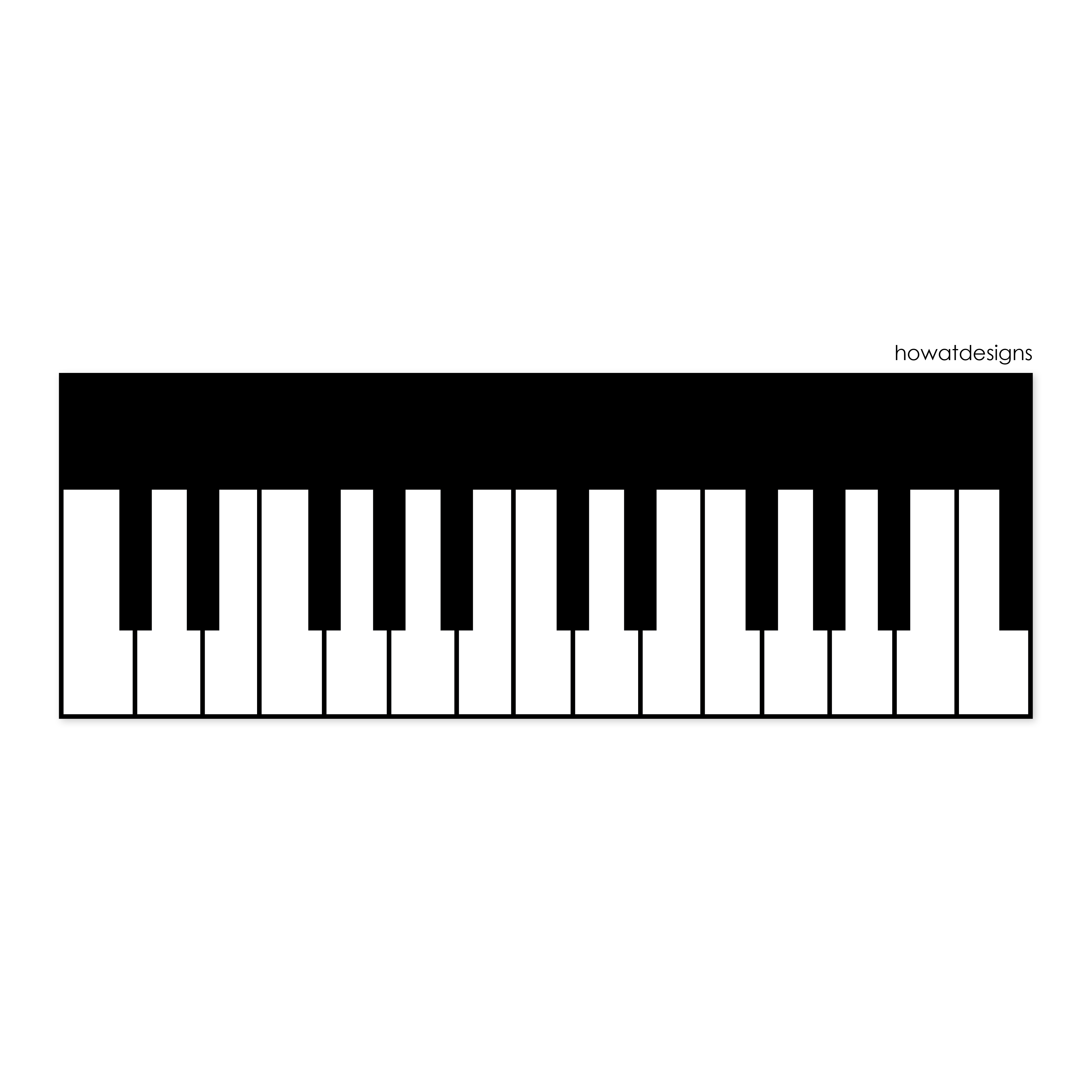 Retro Musical Keyboard PNG