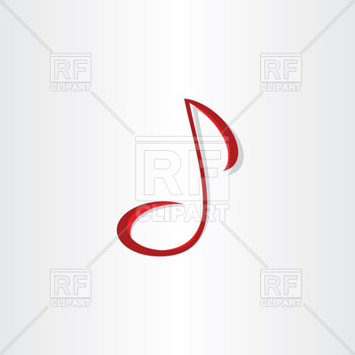 400x400 Stylized Musical Note Icon Vector Image Of Signs, Symbols, Maps