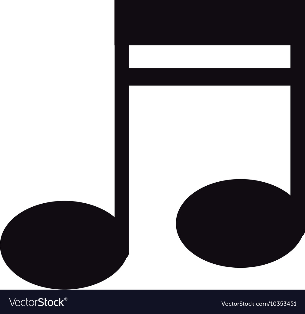 1000x1030 Music Note Icon Vector