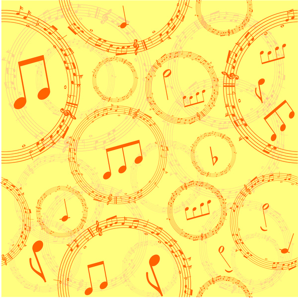 600x600 Music Note Pattern Free Vector In Adobe Illustrator