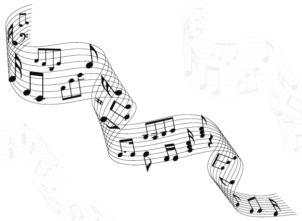 600x440 Free Musical Notes Vector Art Scrapbook Music Music Drawings