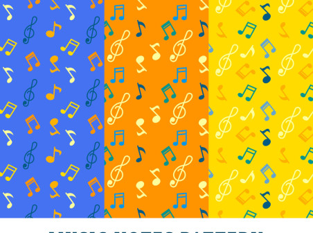 Music Notes Background Vector