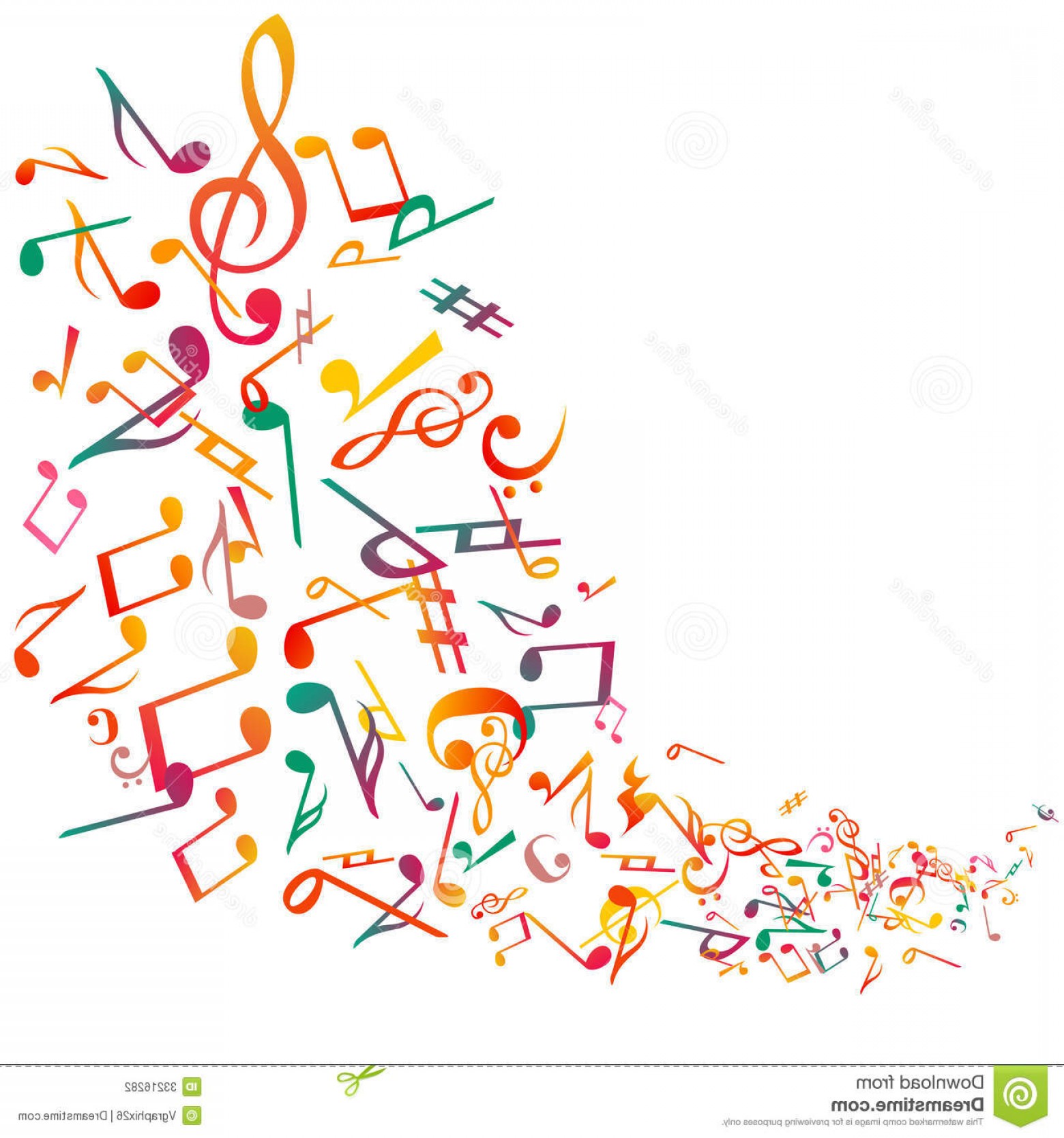 Music Notes Background Vector at Vectorified.com | Collection of Music ...