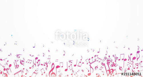 Colorful Music Notes Background Stock Image And Royalty Free 500x270 Colorful Music Notes Background Stock Image And Royalty Free