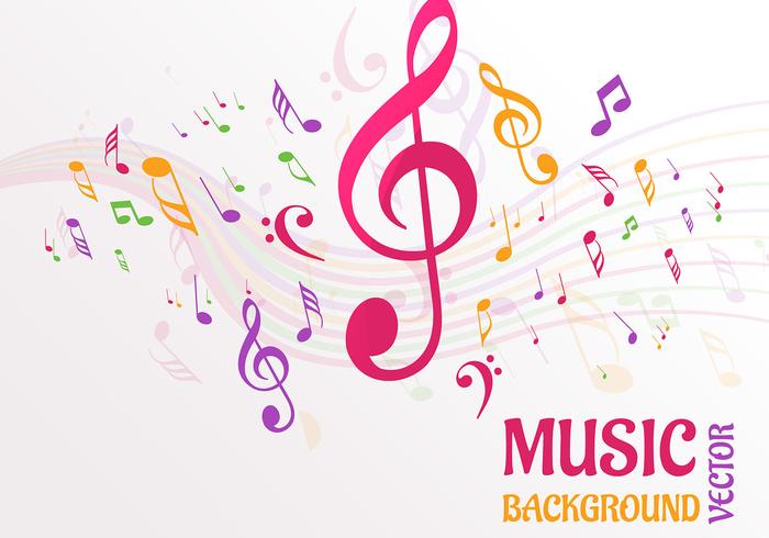 Music Notes Free Vector Art 700x490 Music Notes Free Vector Art