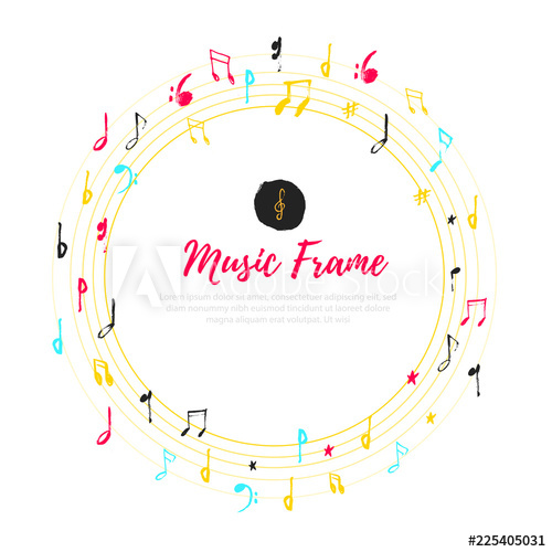Music Notes Shape Path Modern Colorful Abstract Musical 500x500 Music Notes Shape Path Modern Colorful Abstract Musical