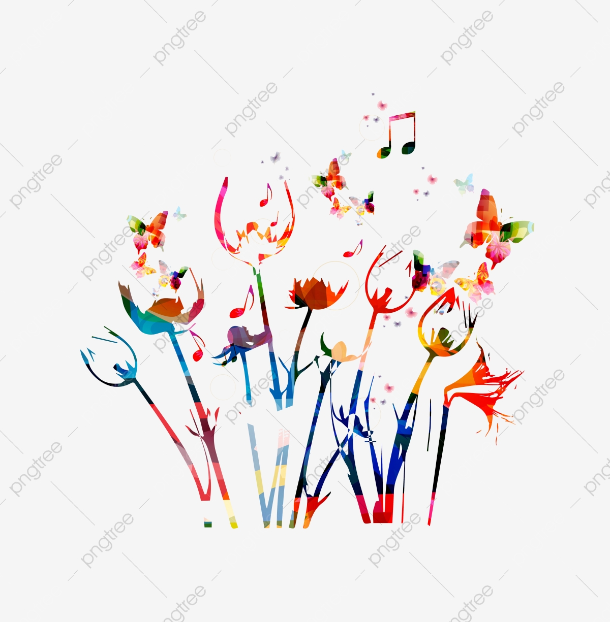 Colorful Music Notes Png Images 1200x1225 Colorful Music Notes Png Images