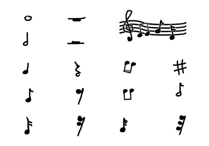 Music Notes Free Vector Art 700x490 Music Notes Free Vector Art