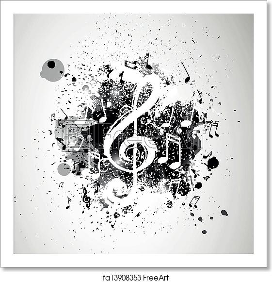 Music Notes Vector Art At Vectorified Com Collection Of Music