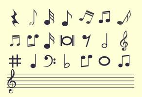 Music Notes Free Vector Art 292x200 Music Notes Free Vector Art