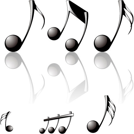 Threedimensional Musical Notes Vector Free Vector In Encapsulated 464x464 Threedimensional Musical Notes Vector Free Vector In Encapsulated