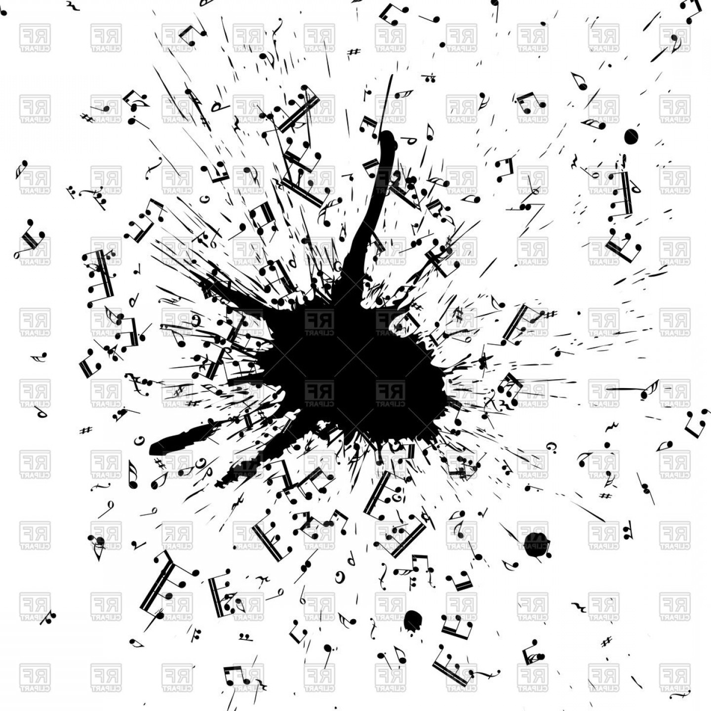 1440x1440 Music Notes Vector Free Catchsplace