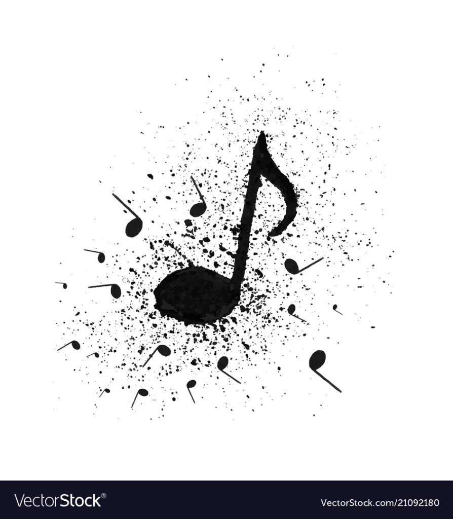 894x1024 Coloring Watercolor Musical Notes Vector Images Free Awesome