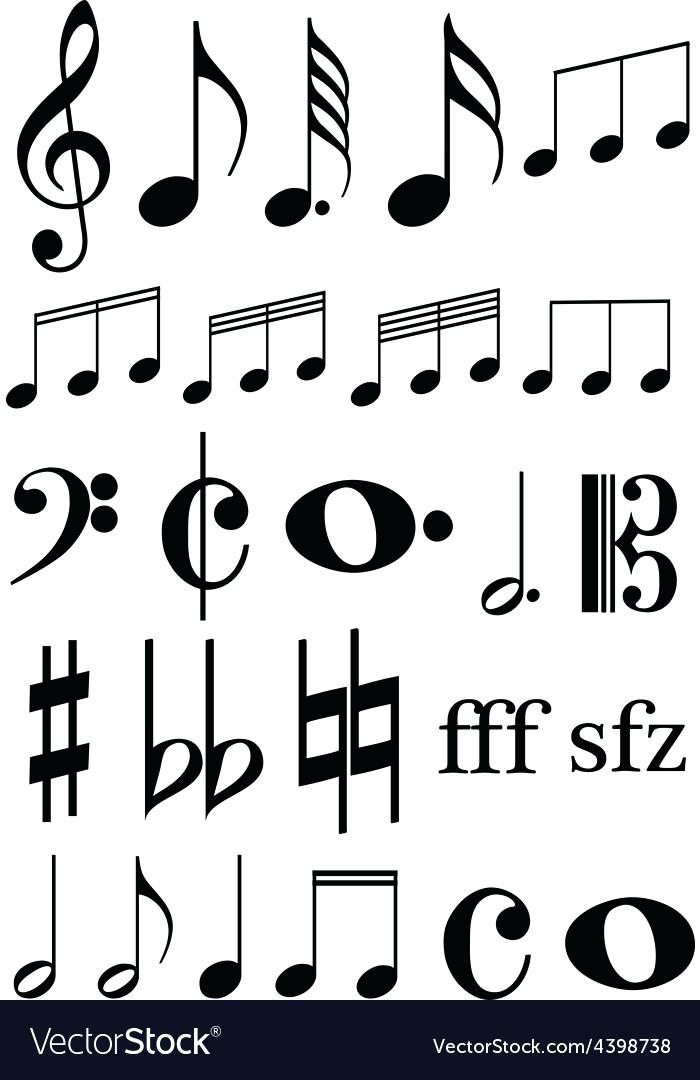 700x1080 Music Note Vectors Notes Icons Set Vector Image Logo Free Download