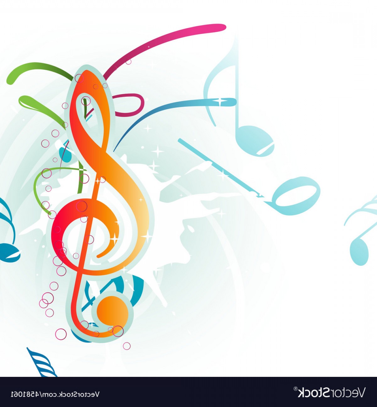 1200x1296 Abstract Colorful Music Note Vector Soidergi