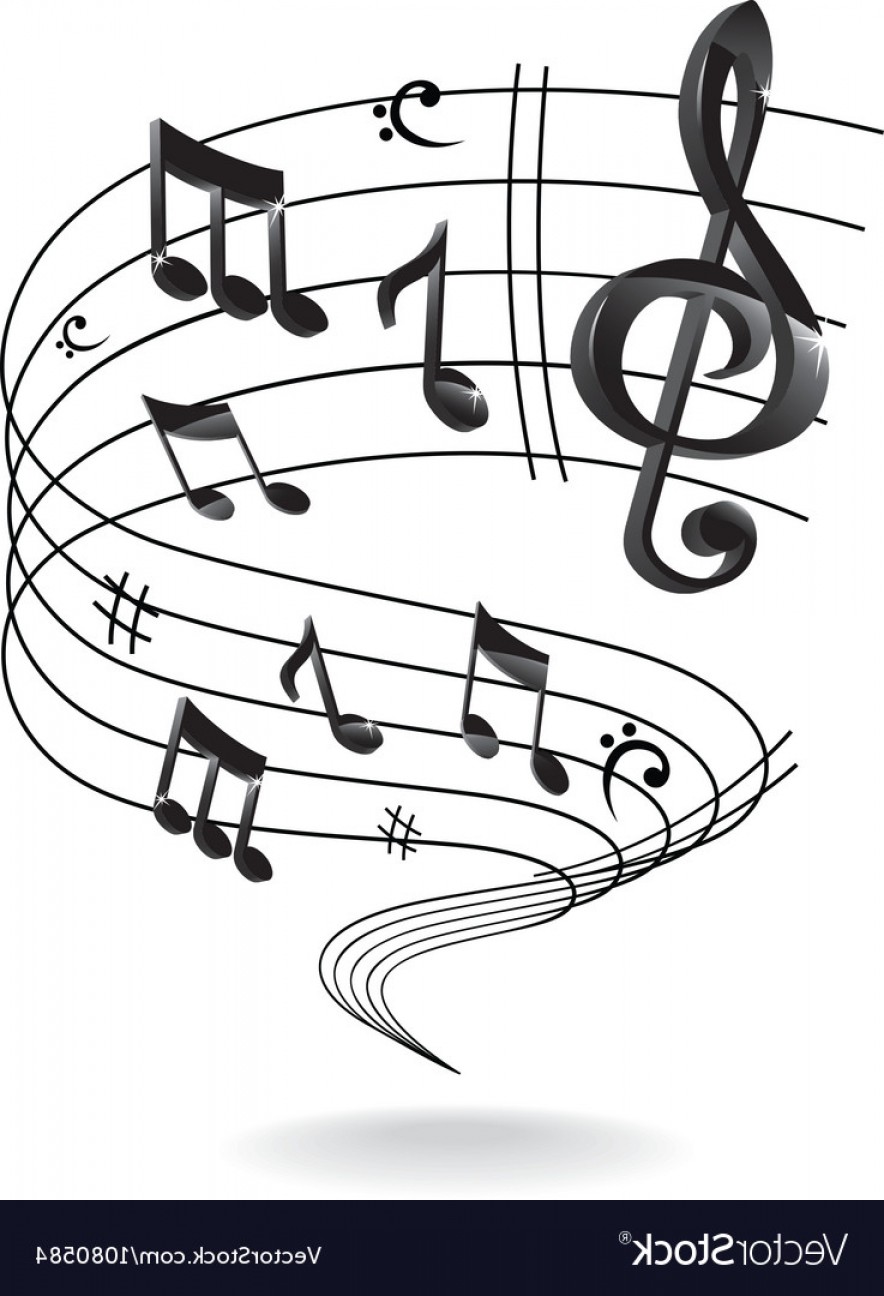 884x1296 Background With Music Note Vector Newwaysys