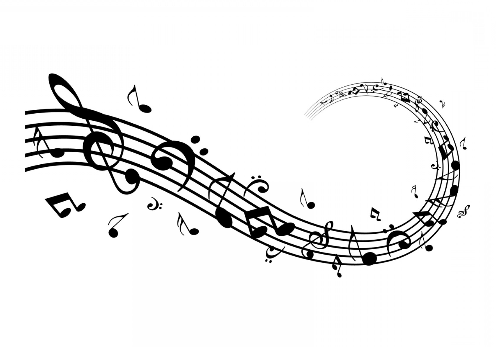 Music Notes Vector Transparent at Vectorified.com | Collection of Music ...