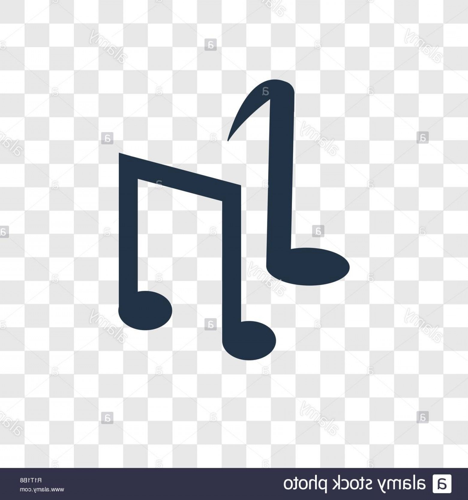 1560x1666 Musical Note Vector Icon Isolated On Transparent Background
