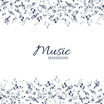 360x360 Abstract Music Notes Design Background, Abstract