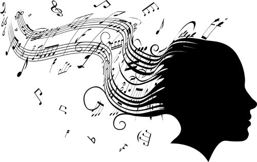 500x315 Musical Notes Concert Background Free Vector Download