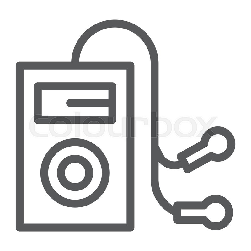 Player Line Icon, Audio And Sound, Stock Vector Colourbox 800x800 Player Line Icon, Audio And Sound, Stock Vector Colourbox