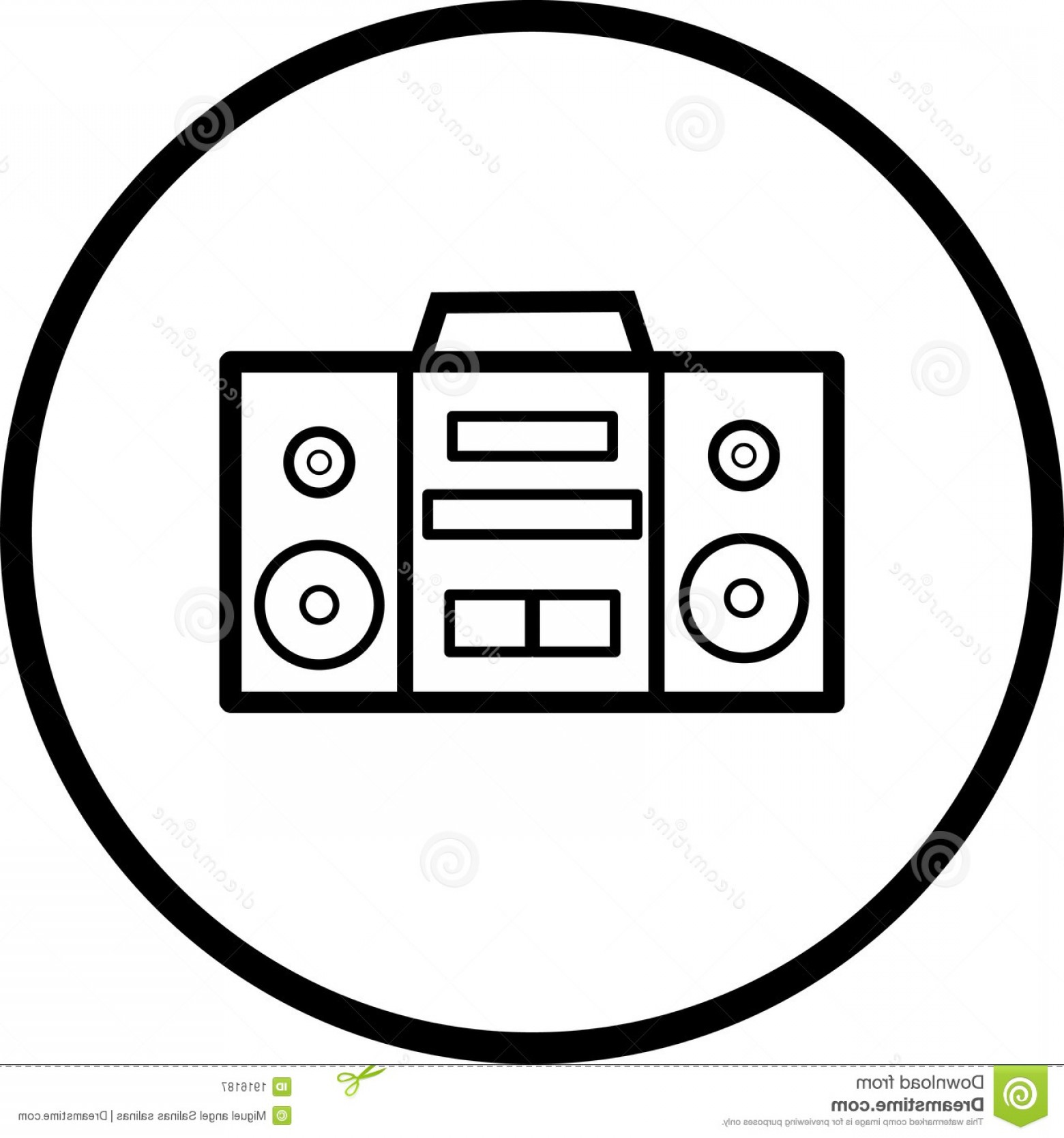 Royalty Free Stock Photography Stereo Music Player Vector Symbol 1560x1668 Royalty Free Stock Photography Stereo Music Player Vector Symbol