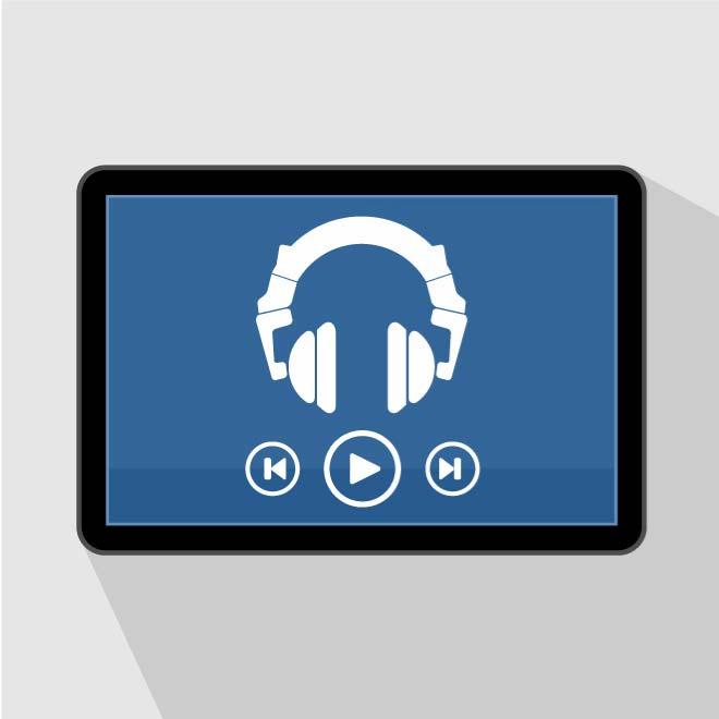 Tablet Music Player Vector 660x660 Tablet Music Player Vector