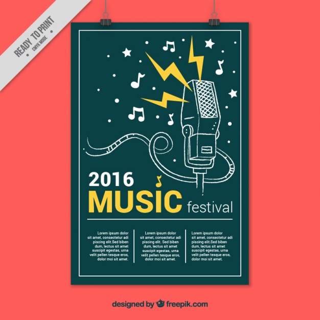 626x626 Creative Music Festival Poster Vector Free Download