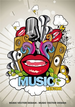 259x368 Free Music Poster Vector Free Vector Download