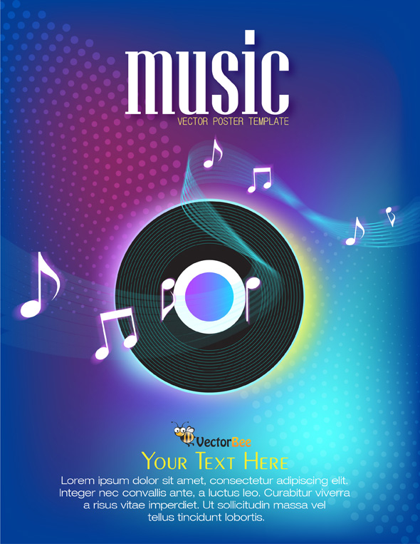 590x763 Music Poster Template Free Vector Free Vectors Ui Download