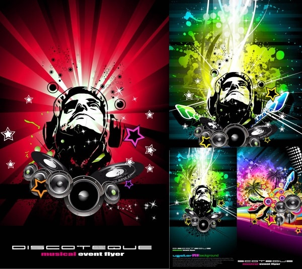 600x534 Trend Of Music Posters Vector Free Vector In Encapsulated