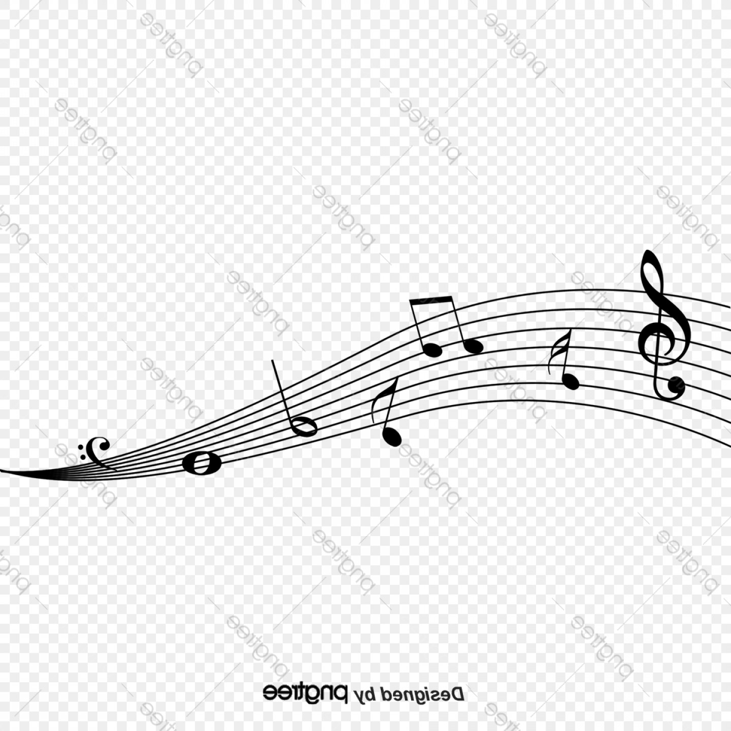 1440x1440 Music Staff Vector Lamaison