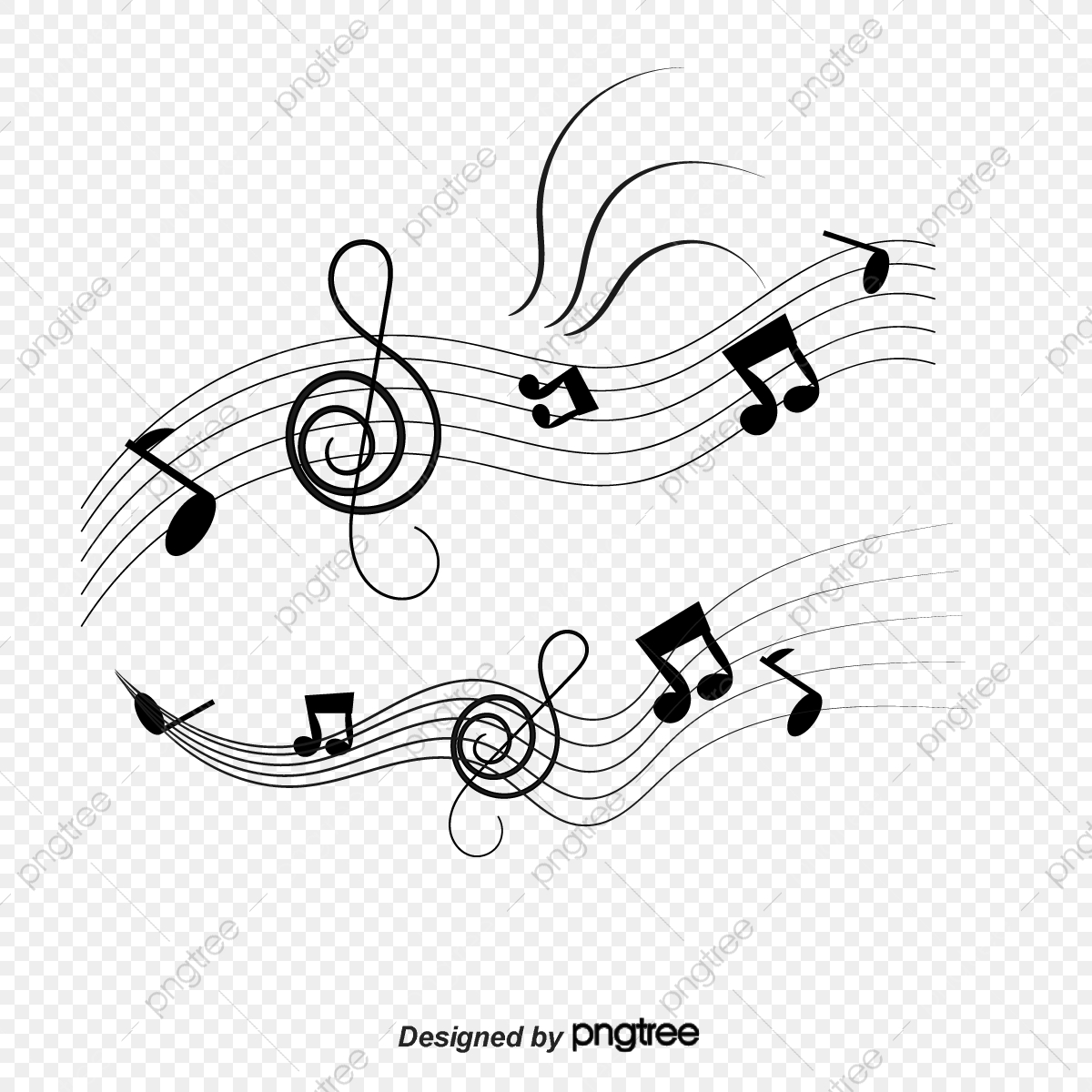 1200x1200 Musical Staff, Note, Stave, Music Png And Vector With Transparent